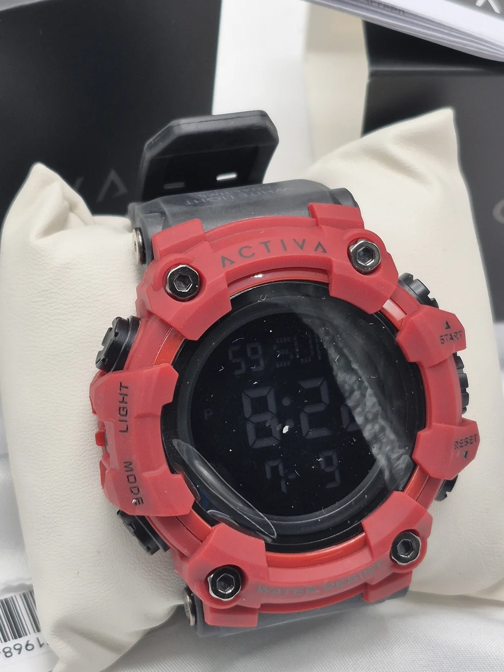 Ativa Red and Black Rugged Sport Watch
